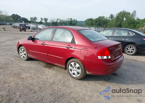 2009 Kia Spectra Ex z USA, uszkodzony, nr VIN KNAFE222195645632
